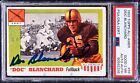 Doc Blanchard ARMY 1945 Heisman Signed 1955 Topps #59 Auto Rookie Card PSA RC. rookie card picture