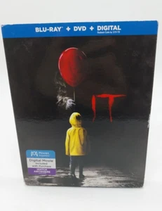 It Blu-ray DVD With Slip Cover 2017 Horror Stephen King Bill Skarsgard - Picture 1 of 2