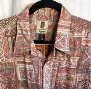 Tori Richard Men XL Aloha Hawaiian Shirt Size 100% Cotton Button Down - Picture 1 of 4