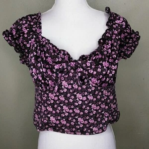 Wild Fable Crop Top mit Blumenmuster - Jr. XXL - Neu ohne Etikett - Bild 1 von 7