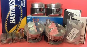 YCP B16A B18A 81.5mm JDM HighComp Pistons+Rings+Bearings Acura Honda CivicTypeR - Picture 1 of 7