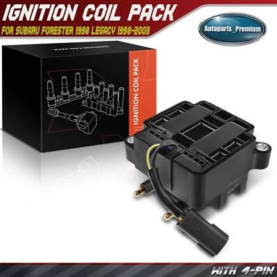 Bobina de encendido con 4 hojas para Subaru Legacy 1998-2003 Forester 1998 22433AA430 Foto 1 de 4