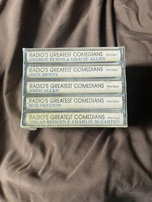 Radio's Greatest Comedians-SEALED Cassette 5 Tape Set George Burns Jack Benny + - Image 1 of 2