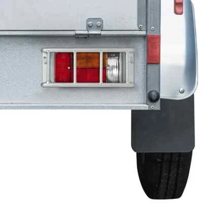 2x Grille de Protection la Lampe Feu Arrière Feux Remorque 228x105x80mm - Photo 1/4