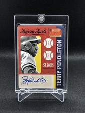 2013 PANINI AMERICA'S PASTIME MAJESTIC MARKS TERRY PENDLETON RED #1/5 CARDINALS