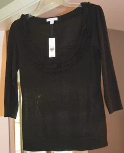 New York & Company NY&C Womens Juniors Small Sweater/Top: Black *NWT* - Picture 1 of 2