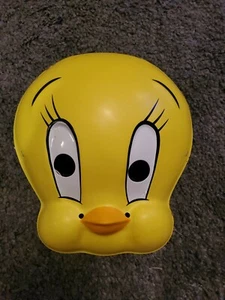 Looney Tunes Tweety Pájaro Vintage Máscara de Halloween Rubíes 1994 Fiesta de Cumpleaños PVC - Imagen 1 de 2