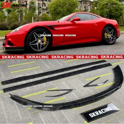 BodyKits de carbono forjado saia frontal lábio traseiro para 15-18 Ferrari California T - Imagem 1 de 4