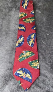 Tommy Hilfiger Mens Neck Tie 100% Italian Silk made in USA Patriotic Vintage - Picture 1 of 9