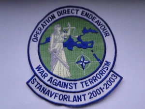Aufnäher Operation Direct Endeavour War Against Terrorism  ca 10 cm - Picture 1 of 1