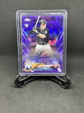 2018 TOPPS CHROME GARRETT COOPER AUTO AUTOGRAPHED PURPLE RC 223/250