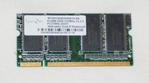 Super Elixir SODIMM 512mb PC-2700S M1S51264DSH8B1G-6K - Picture 1 of 1