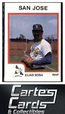 Elias Sosa 1987 ProCards #2208  San Jose Bees - Image 1 of 2