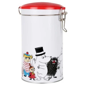 Moomin Characters Round Coffee Tin Box - Picture 1 of 1