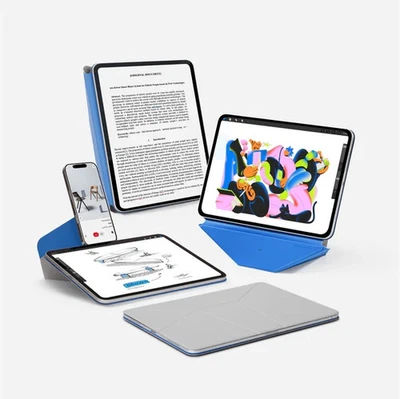 MOFT Grey/Blue Dynamic Folio Case for iPad Air 13" iPad Pro 12.9" (4-6 Gen) - Image 1 of 4