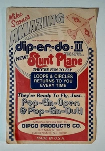 Vintage Mike Stone's Amazing dip-er-do II Stunt Plane - Foto 1 di 2