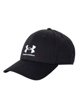Under Armour Uomo Berretto da baseball regolabile con chiusura di marca, Nero - Immagine 1 di 4