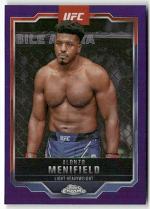 Topps Chrome UFC 2025 No. 159 Alonzo Menifield Purple Refractor - Bild 1 von 2