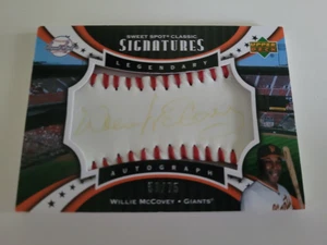 WILLIE McCOVEY SWEET SPOT SIGNATURE 59/75 - Picture 1 of 3