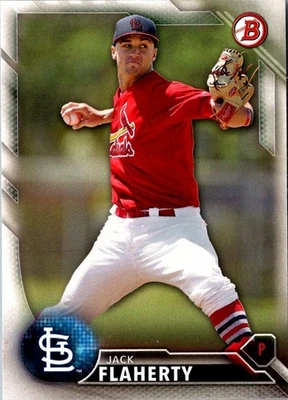 2016 Bowman Prospects Jack Flaherty #BP89 St. Louis Cardinals Baseball Card - Image 1 of 2