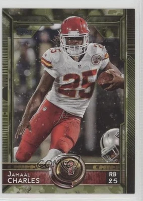 2015 Topps Topp 60 STS Camo /399 Jamaal Charles #350 - Image 1 of 2