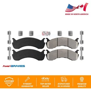 Rear Semi-Metallic Disc Brake Pads For Kenworth T370 Thomas Saf-T-Liner 330 4300 - Picture 1 of 1