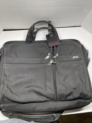 Tumi Alpha Expandable Organizer Laptop Briefcase Black Ballistic Nylon(READ) - Image 1 of 4