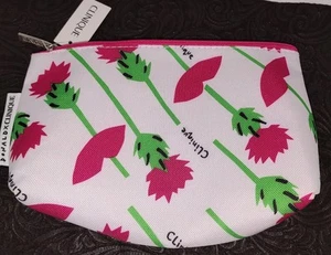 Donald Roberts For Clinique Flowers & Lips Design Makeup Bag - Picture 1 of 3