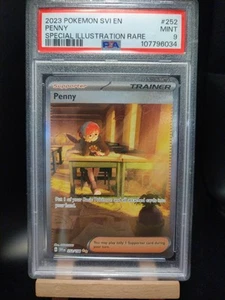 Pokemon Penny Scarlet & Violet Special Illustration Rare #252 PSA 9 Mint - Picture 1 of 2