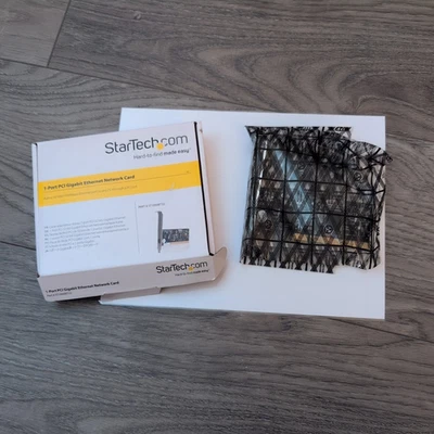 Tarjeta de red Ethernet StarTech ST1000BT32 1 PUERTO PCI GIGABIT 10/100/1000Mbps NSMP Foto 1 de 3