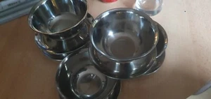 5 Eisschalen , Suppenschalen Schalen Edelstahl - Bild 1 von 6