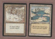 MTG Legends RELIC BARRIER Artifact SEAFARER'S QUAY Land MP NM Combine Shipping