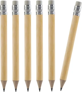 100Pcs Mini Pencils with Eraser, Sharpened Wood round Pencils for Schools   - Picture 1 of 12