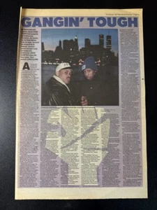 GANG STARR | 15X11" 1991 NME MAGAZINE ARTICLE L447 - Picture 1 of 1