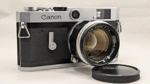 Appareil photo télémétrique Canon P avec objectif Canon 1.4/50mm LTM39 Leica - Photo 1/24