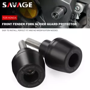 Front Fender Fork Slider Guard Protector for HONDA CBR250R CBR650R CB650F 500F - Picture 1 of 16