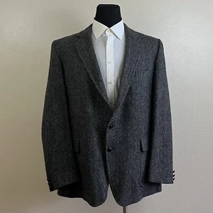 Alexander’s 48R Gray 100% Wool Men's Sport Coat Jacket 2-Button P03 - Picture 1 of 12