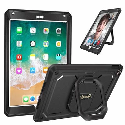 For Apple iPad / iPad Air / iPad Pro Shockproof Case Rotating Grip Stand Cover - Image 1 of 4