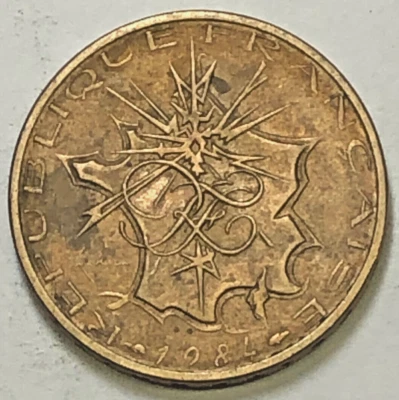 1984 FRANCE 10 FRANCS REPUBLIQUE FRANCAISE CIRCULATED COIN  - Image 1 of 2