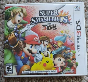 Juego y estuche usado Super Smash Bros. (Nintendo 3DS, 2014) solo probado SIN manual - Imagen 1 de 5