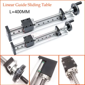 400MM Linear Rail Module Stage 16Inch Cross Slide BallScrew Actuator 25/10KG - Picture 1 of 11