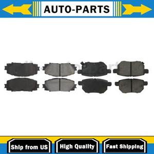 2X Front Rear Brake Pad Set Centric Parts For For Toyota Yaris 2012-2018