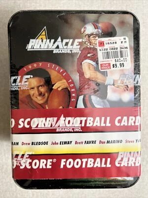 1997 Pinnacle Score 150 Cards in Quarterback Collectible Tin Steve Young - Image 1 of 4