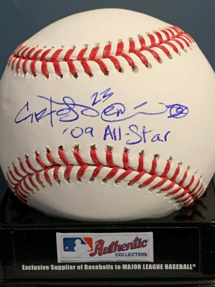 CARLOS PEÑA TAMPA BAY RAYS 2009 ALL STAR FIRMADO OML béisbol Foto 1 de 1