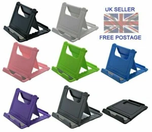 Universal Desk Stand Mobile Phone Tablet Holder Adjustable Foldable  for iphone - Picture 1 of 12