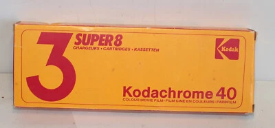 kodachrome 40 Cartouche Super  8 mm camera  films  Neuf  Kodak Lot De 3 Neuf - Photo 1/3