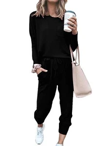 Two Piece Sets for Women Clothing Lounge Sets Travel Airplane Outfits 2024 Sw... - Picture 1 of 5