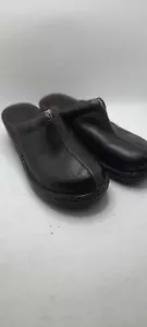 Born scarpe donna tacchi 6 M slip on muli zoccoli pelle nera 81008 - Foto 1 di 7