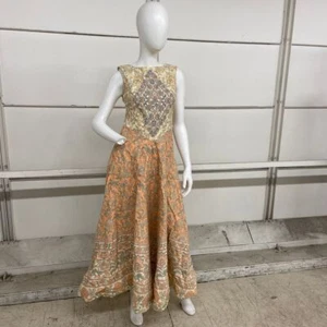 FREE PEOPLE Malena Maxi Dress Women's Size XS Neutral Combo - Picture 1 of 6