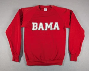 Vintage Alabama Crimson Tide Shirt Adult Small Jerzees Russell Crewneck USA SEC - Picture 1 of 7